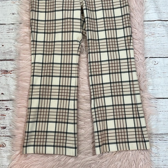 Aritzia Wilfred Genie Check Wide Leg High Rise Pant - Picture 6 of 9